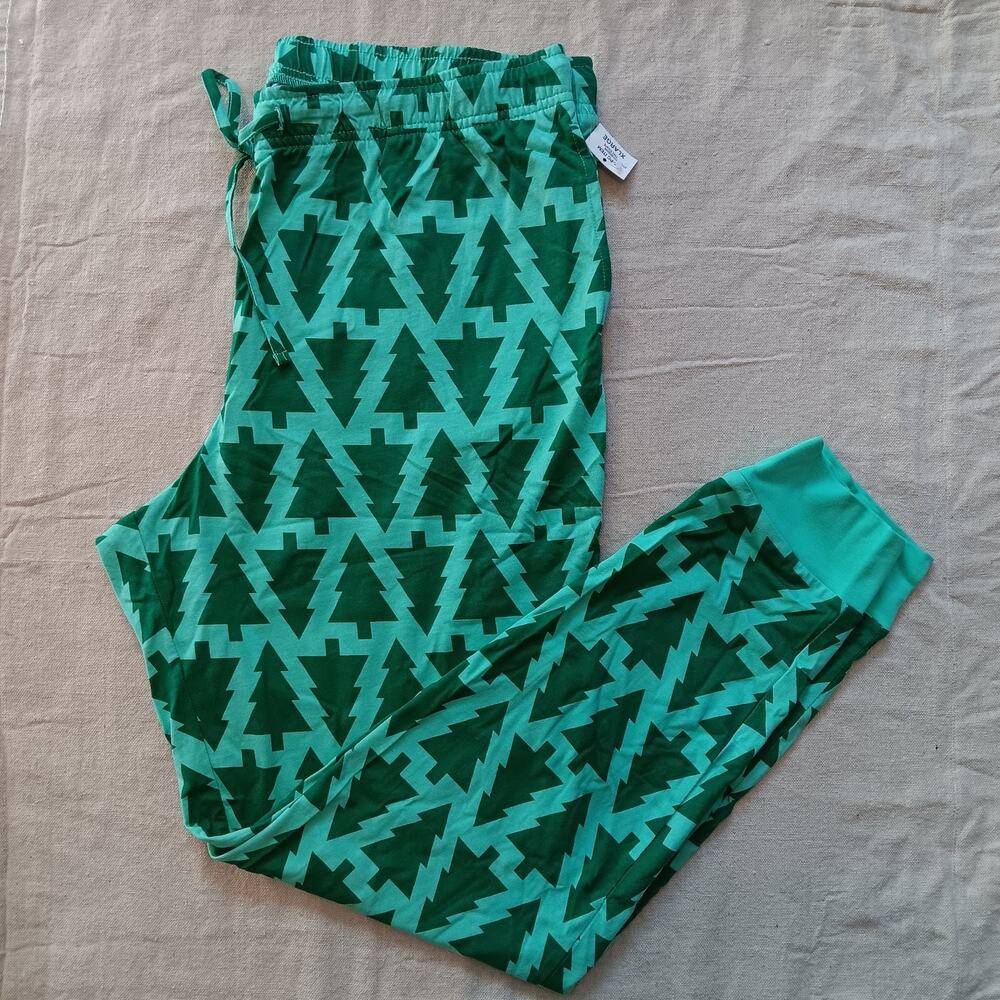 Holiday LaneWomen's Trees Cotton Matching Family Pajamas Set NWT Size XL - Picture 4 of 9